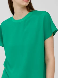 Crepe Light Crew Neck Top