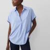 Crepe Light Recycled Popover Shirt