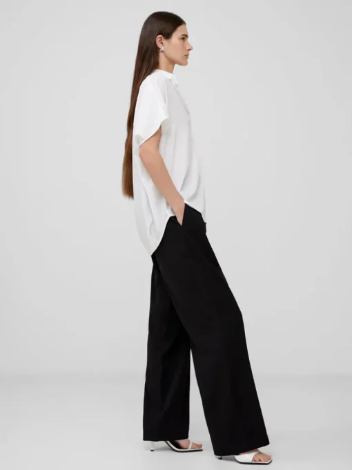 Crepe Light Recycled Popover Shirt