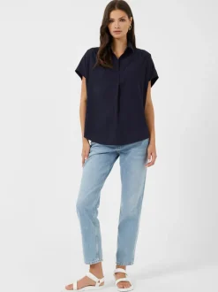 Crepe Light Recycled Popover Shirt