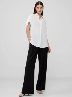 Crepe Light Recycled Popover Shirt