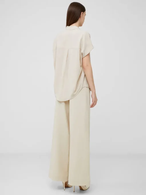 Crepe Light Recycled Popover Shirt