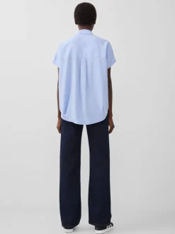 Crepe Light Recycled Popover Shirt