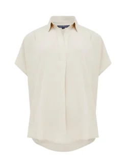 Crepe Light Recycled Popover Shirt