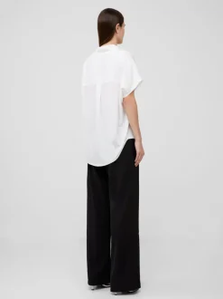 Crepe Light Recycled Popover Shirt