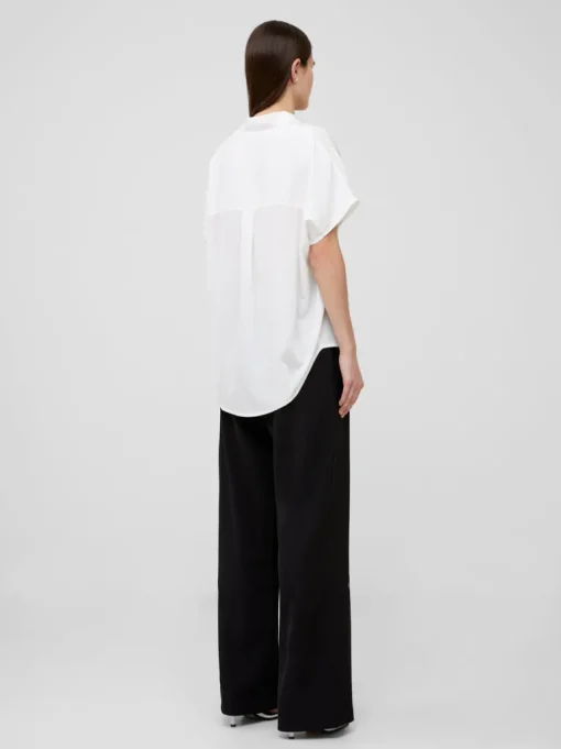 Crepe Light Recycled Popover Shirt