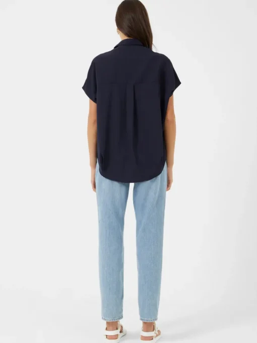 Crepe Light Recycled Popover Shirt