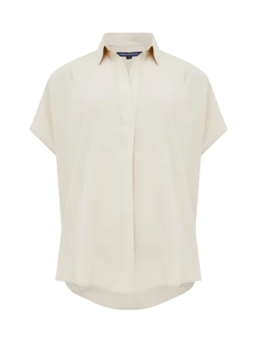 Crepe Light Recycled Popover Shirt