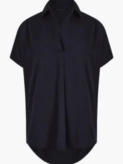 Crepe Light Recycled Popover Shirt