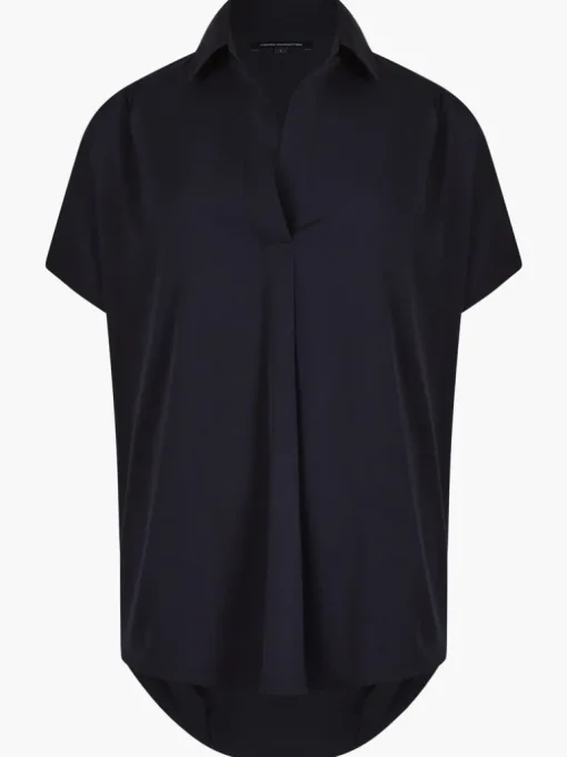 Crepe Light Recycled Popover Shirt