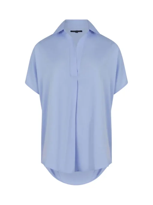Crepe Light Recycled Popover Shirt