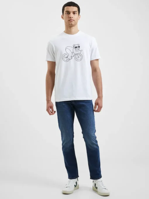 Cycling Rude Bear Organic T-Shirt
