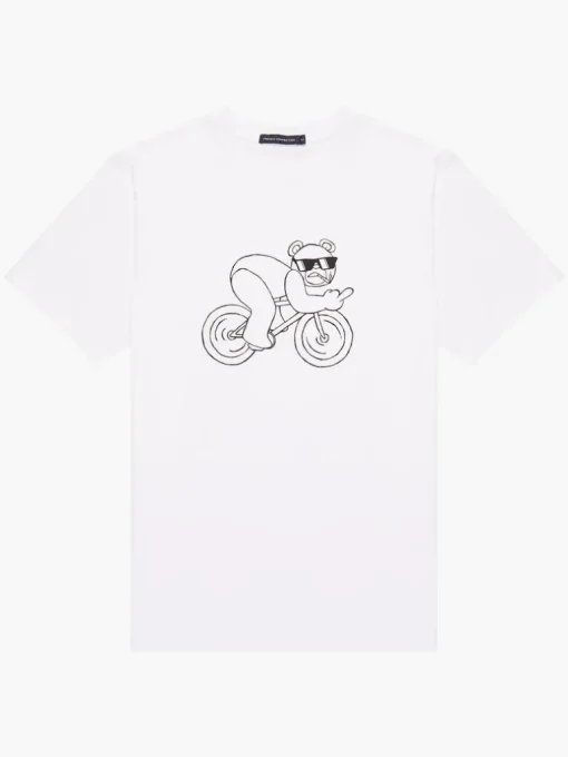 Cycling Rude Bear Organic T-Shirt