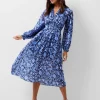 Cynthia Fauna Midi Dress