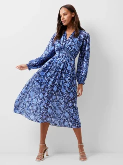 Cynthia Fauna Midi Dress