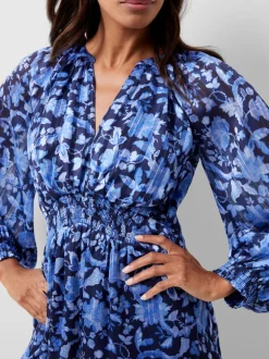 Cynthia Fauna Midi Dress