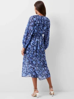 Cynthia Fauna Midi Dress