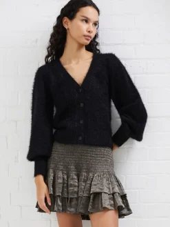 Dafne Shine Mini Skirt