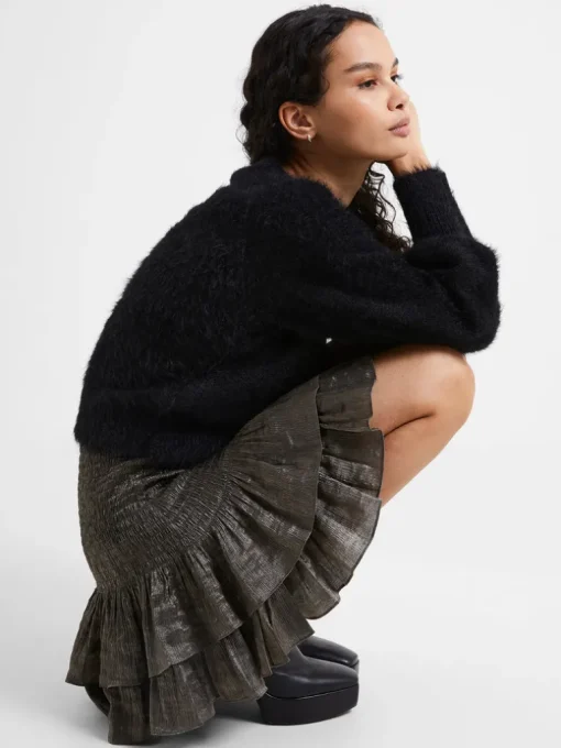 Dafne Shine Mini Skirt