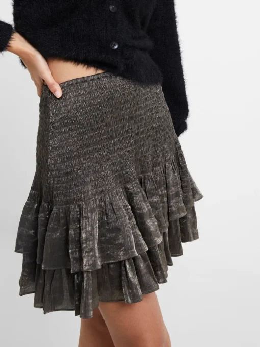 Dafne Shine Mini Skirt