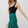 Dani Eco Check Delphine Midi Skirt