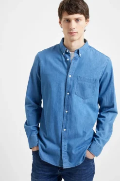 Denim Long Sleeve Shirt