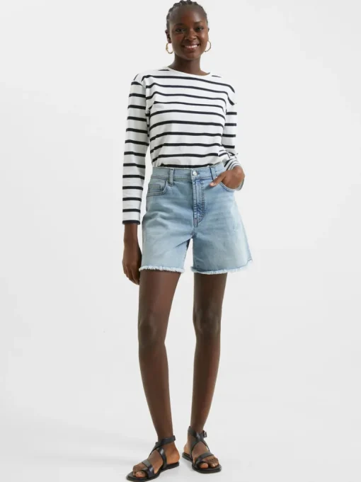 Denim Stretch Boyfriend Shorts
