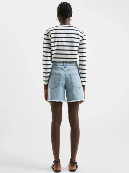 Denim Stretch Boyfriend Shorts