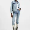 Denim Stretch Trucker Jacket