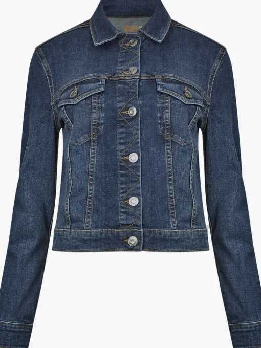 Denim Stretch Trucker Jacket
