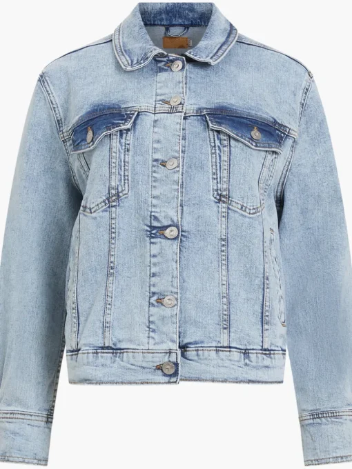 Denim Stretch Trucker Jacket