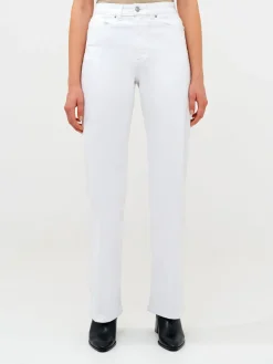 Denim Stretch Wide Leg Jeans