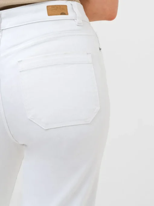 Denim Stretch Wide Leg Jeans