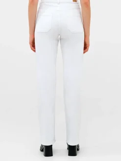 Denim Stretch Wide Leg Jeans