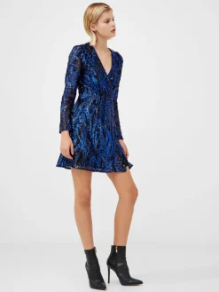 Deniz Embellished Mini Dress