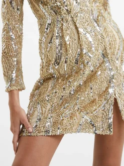 Deniz Embellished Mini Dress