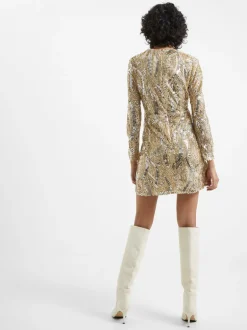 Deniz Embellished Mini Dress