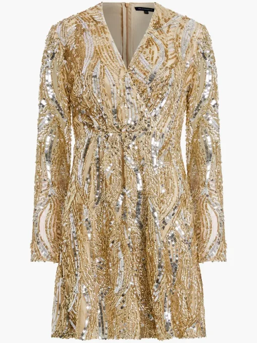 Deniz Embellished Mini Dress
