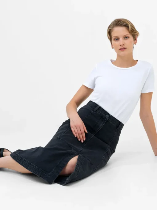 Denver Denim Midi Skirt