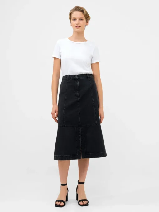 Denver Denim Midi Skirt