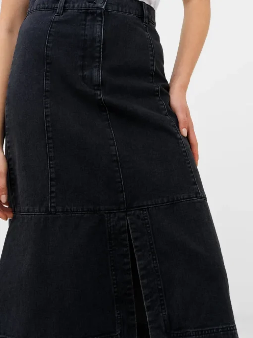 Denver Denim Midi Skirt