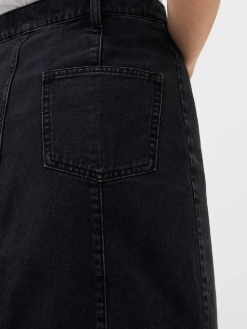 Denver Denim Midi Skirt