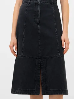 Denver Denim Midi Skirt