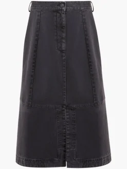 Denver Denim Midi Skirt