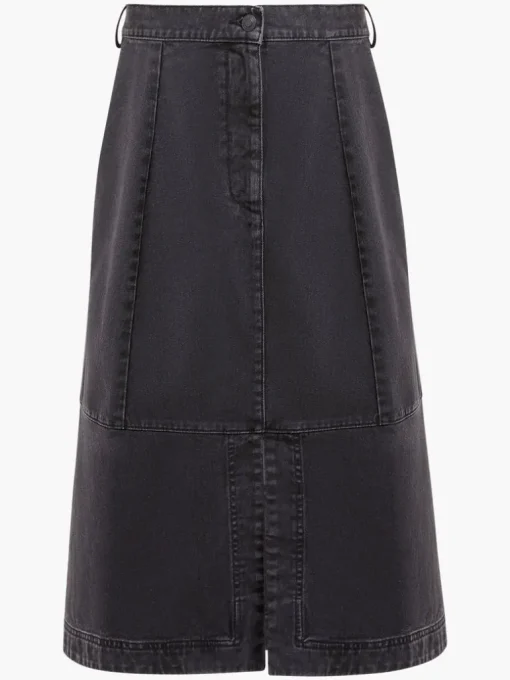 Denver Denim Midi Skirt