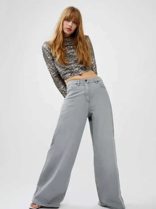 Denver Denim Relaxed Wide Leg Jeans