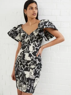 Deon Candra Jacquard Dress