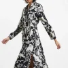 Deon Eco Delphine Drape Shirt Dress