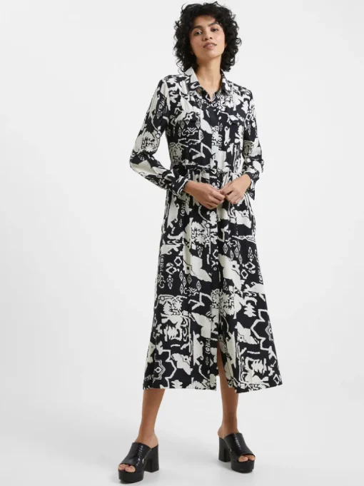 Deon Eco Delphine Drape Shirt Dress