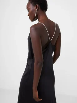 Diamante Strap Slip Dress